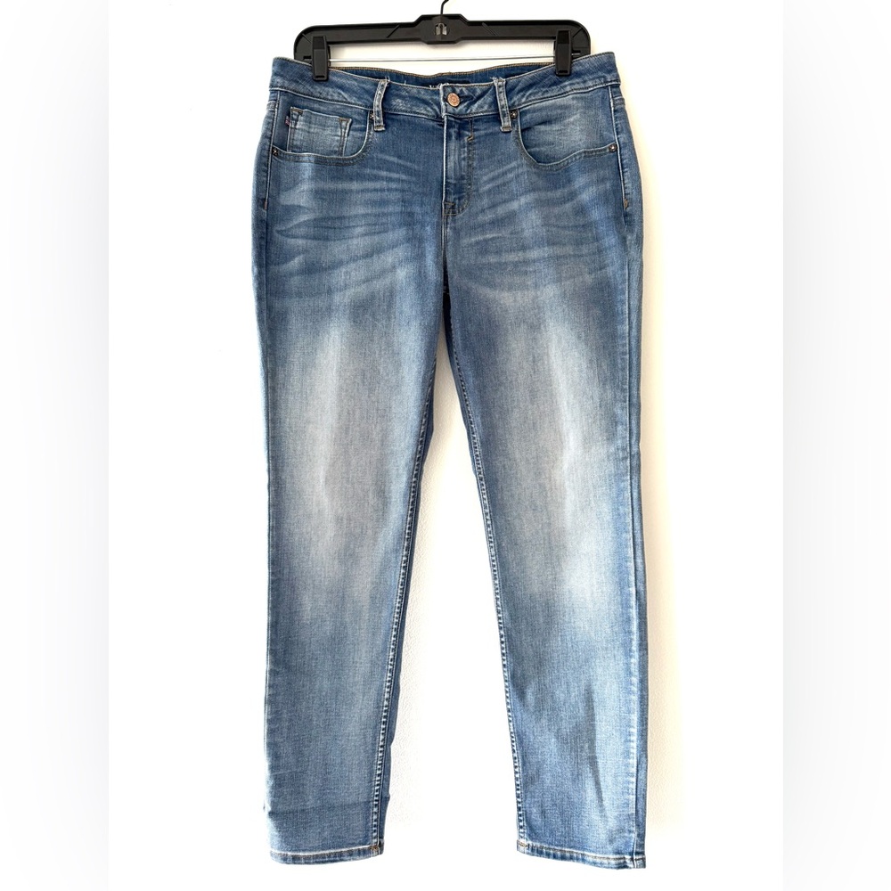 Vigoss Light Blue Wash Jagger Skinny Mid-Rise Denim Jeans Americana Streetwear - Picture 2 of 12